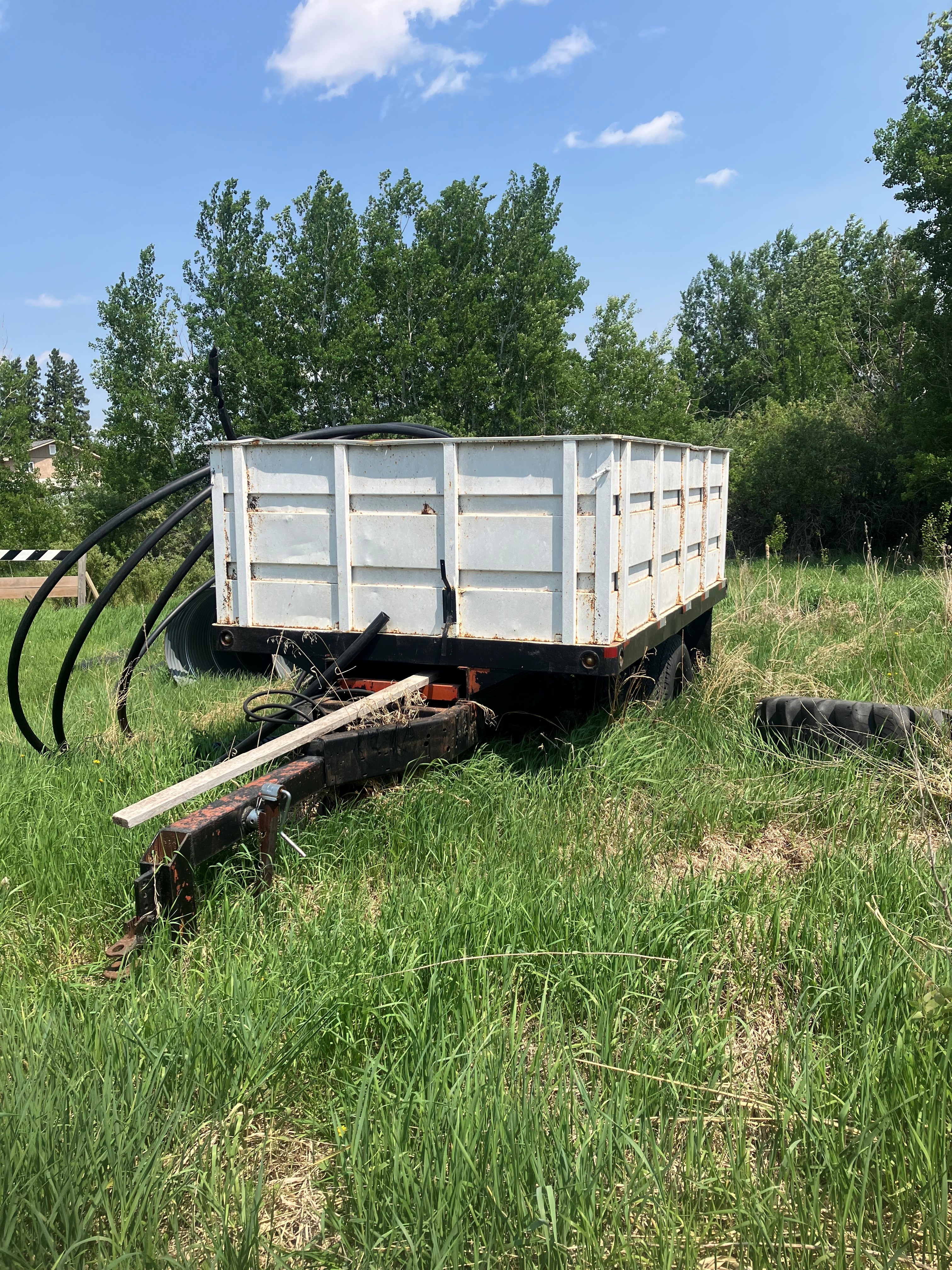 Truck box trailer