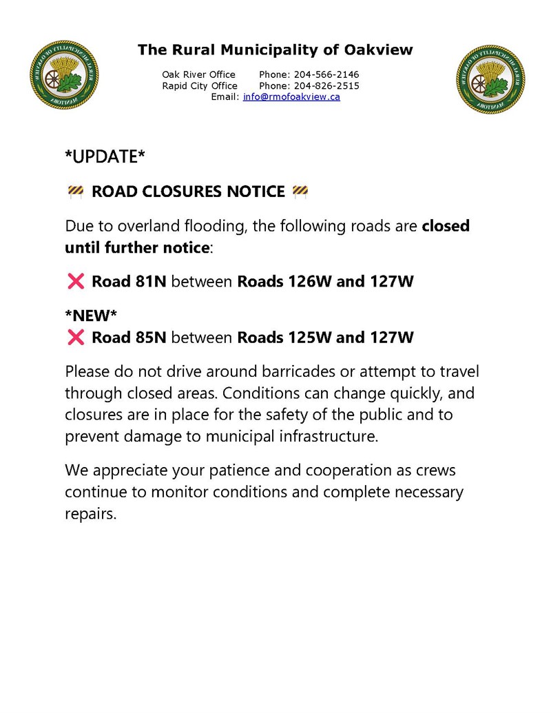 UpdatedRoadClosures